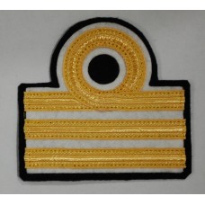Gradi (paio) per uniforme ordinaria invernale (O.I.) per Primo ufficiale medico della Marina Mercantile